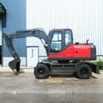 HIXEN 7 TON Wheel Excavator Supplier