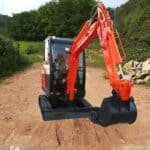 HX35 حفار صغير صغير CE/EPA/Euro 5 مدمج 3.5 طن مع دلو الإبهام