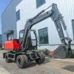 wheeled excavator
