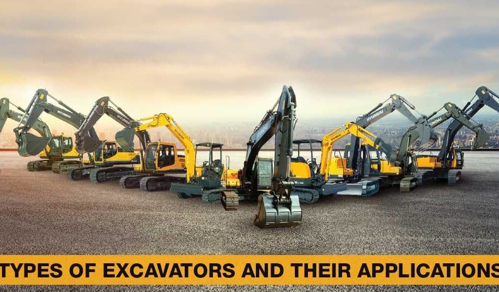 types of excavator