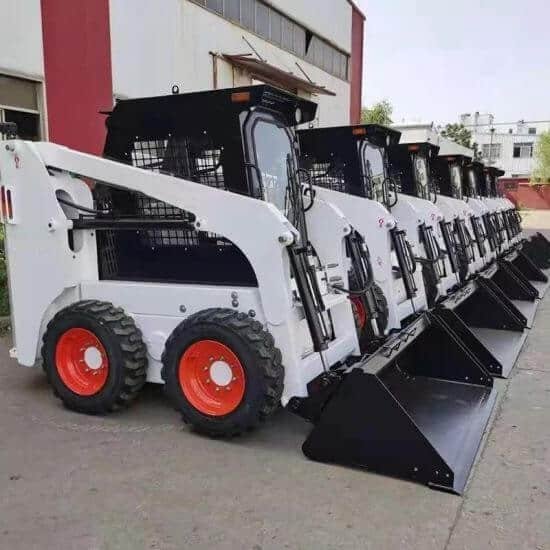 photograph of mini Skid Loader ready to ship
