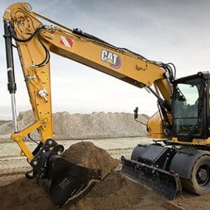 chinese wheeled excavator