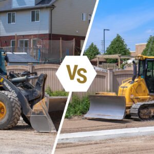 bulldozer vs front end loader