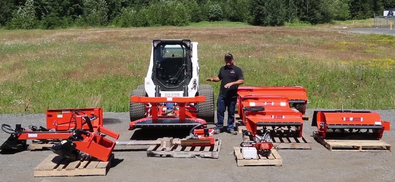 how to operate a skid steer loader