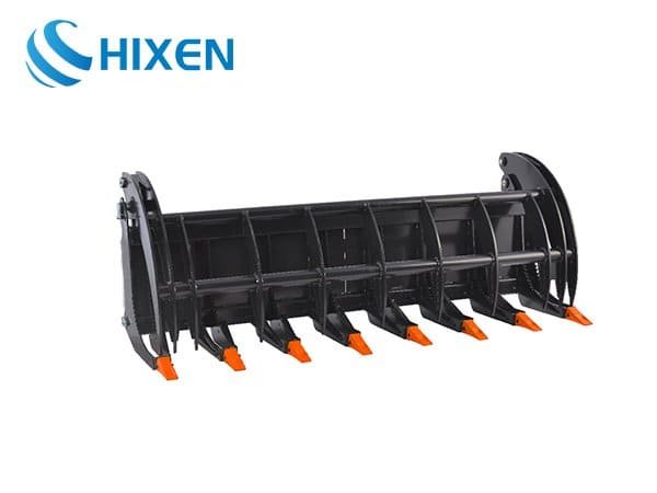 skid steer Grapple Rake