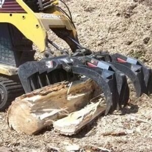 skid steer Grapple Rake application