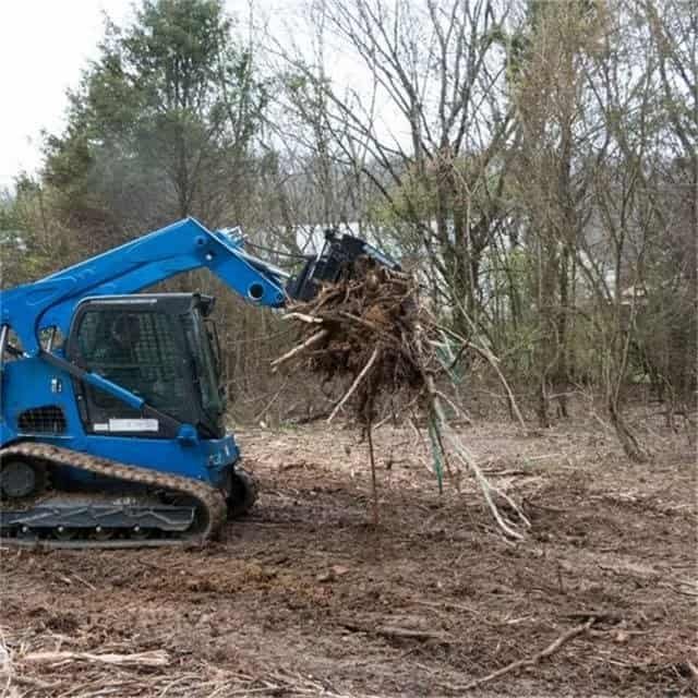 skid steer grapple application