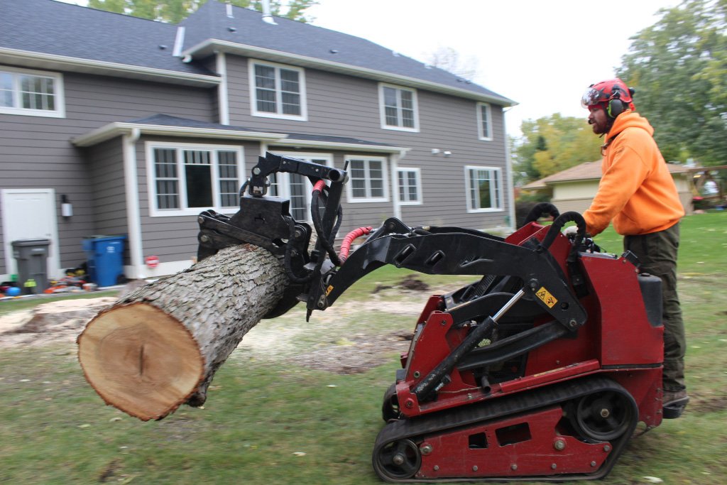 skid steer loader log grapple