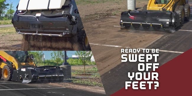 Common Applications Of Skid Steer Sweeper