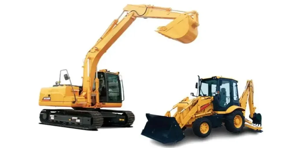 excavator backhoe difference