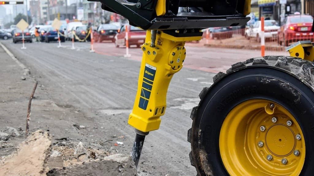 skid steer breaker