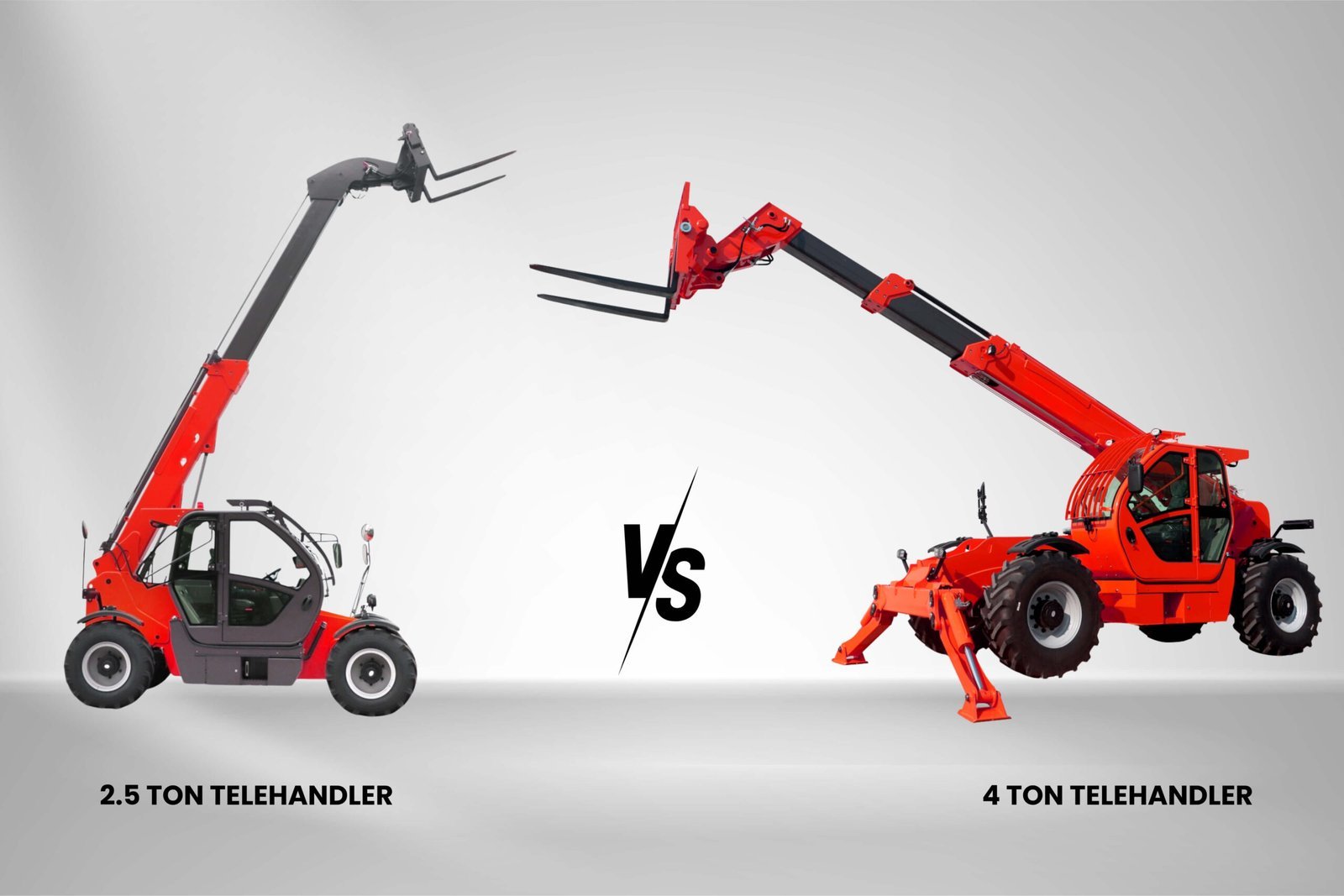 2.5 Ton vs 4 Ton Telehandler