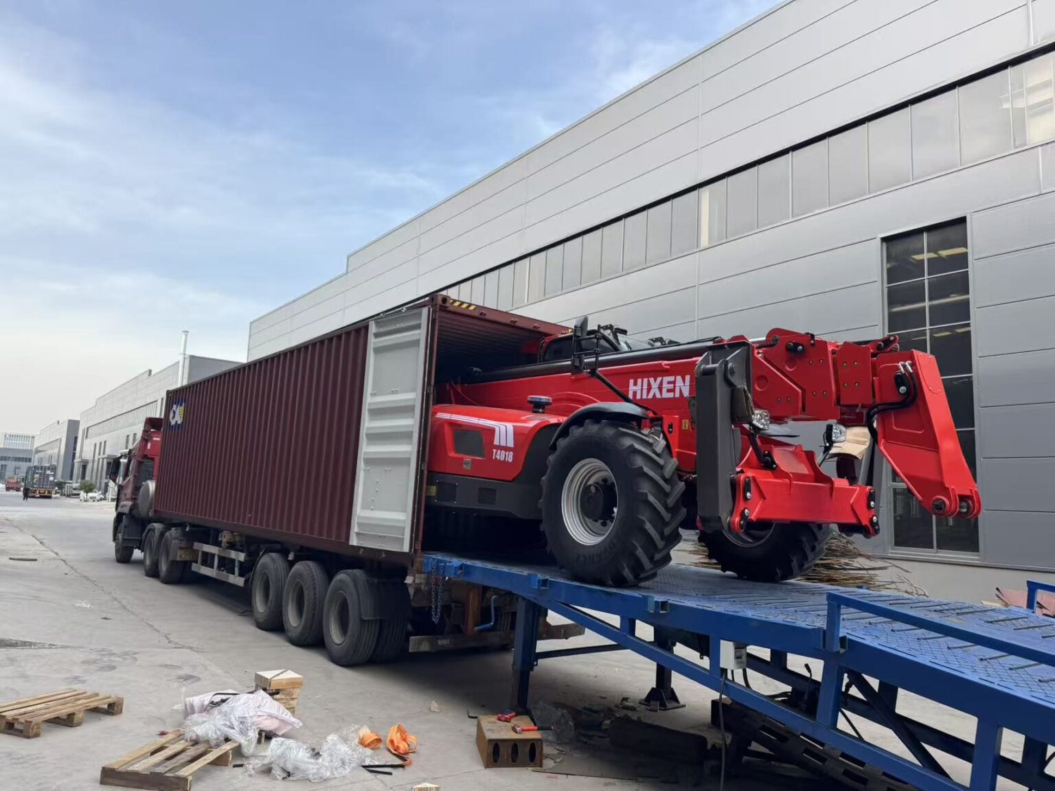 Telehandler For Containers HIXEN Telehandler Container Loading Guide