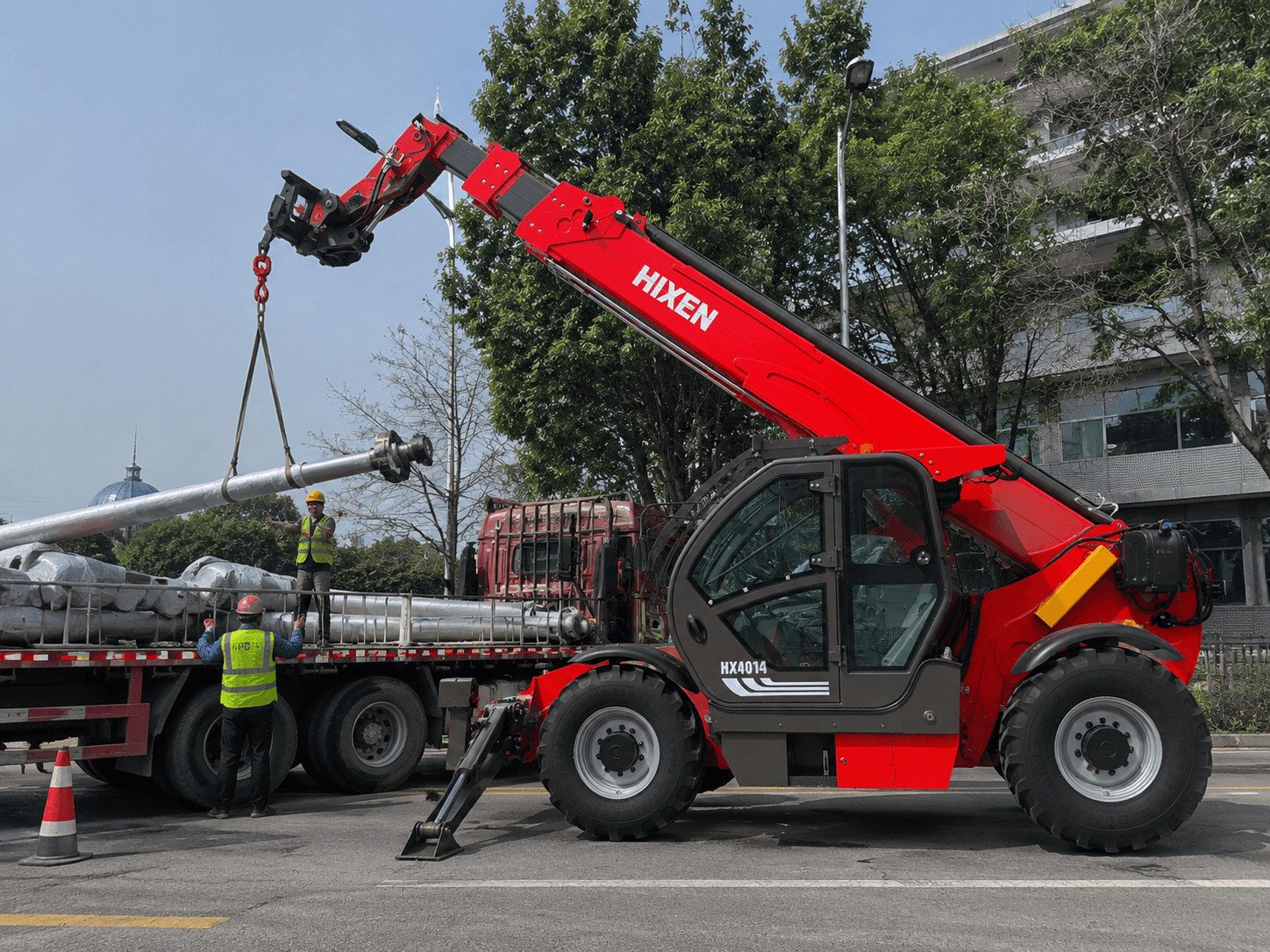 Telehandler Jib Boom Application
