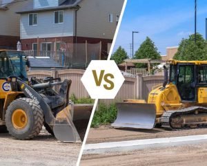 bulldozer vs front end loader