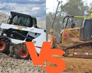 skid steer vs bulldozer